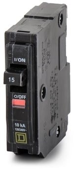 [QO115] QO115  BREAKER 1P  15A  SQUEAR D