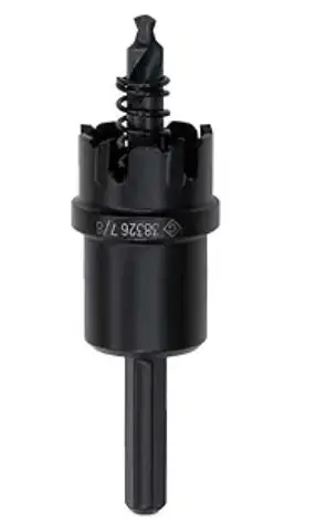 [625-7/8] 625-7/8  Greenlee 625-7/8 Durable One-Piece Carbide-Tipped Hole Cutter for 1/2" Conduit, 7/8" Stainless Steel Metal Cutting Hole Saw with Tungsten Carbide Teeth