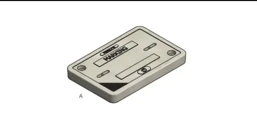 [TB36CI 30000250] TB36CI   30000250  CAST IRON  HD COVER  W/SCRW NUT TAPA DE METAL 
