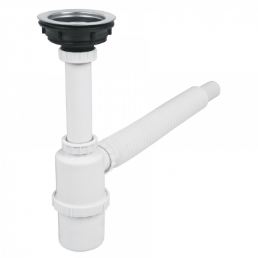 [49506] 49506  CEPOL FLEXIBLE  Kitchen drain pipe with strainer FREGADERO