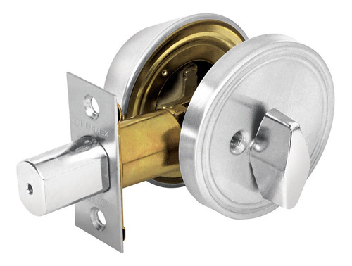 [23614] 23614   Chromed Single Cylinder Deadbolt Lock