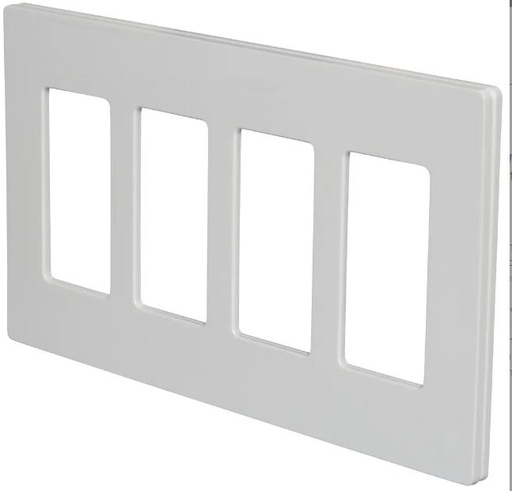 [CW-4-WH] CW-4-WH  CLARO WALLPLATE 4G .WH LUTRON