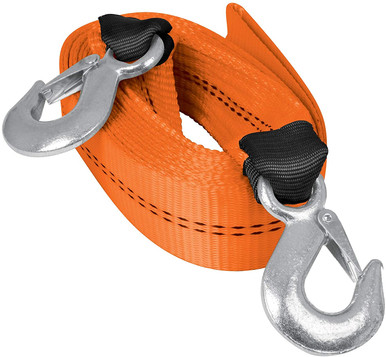 [18344] 18344  2" x 5.8 m tow strap with hooks 109  CORREA CON GANCHO 19' 8800LB
