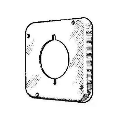 [11522] 11522  COVER RANGE DRYER  4-11/16''