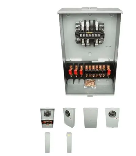 [9837-0425] 9837-0425   CT'S 20A 3P 4W STEEL Siemens  Metering Transocket, 3-Phase , 13-Terminals, 600 VAC