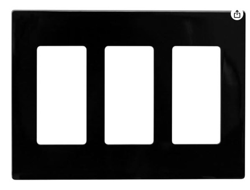 [OP263-BK] OP263-BK  DECORA PLATE  COVER  3G.BLACK