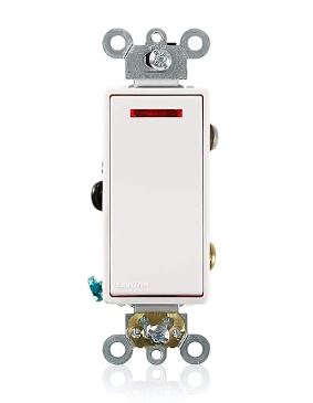 [6631W-BOX] 6631W-BOX  DECORA SWITCH LIGHT 20A S/P WH