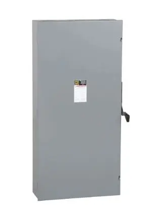 [G326-TD] G326-TD  DISCONNECTIVE 600A 3P 240V IND FUSE Square  Safety Switch Fusible GD 240V 600A 3P NEMA-1 , Single Throw
