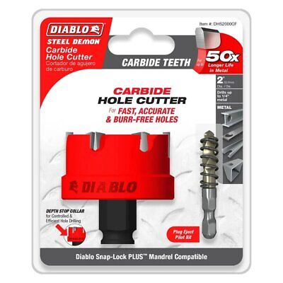 [DHS2000CF] DHS2000CF    DIABLO CARBIDE TEETH HOLE CUTTER 2" DHS2000CF