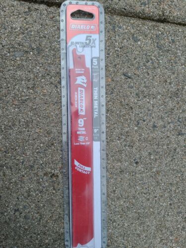 [DS0920BF5] DS0920BF5   DIABLO BI-METAL BLADE 9" 20/24TPI FULL CONTACT 5PK DS0920BF5