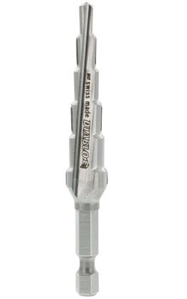 [DSD0500S06] DSD0500S06  1/4" - 1/2" Impact Step Drill Bit (6 Steps) DIABLO