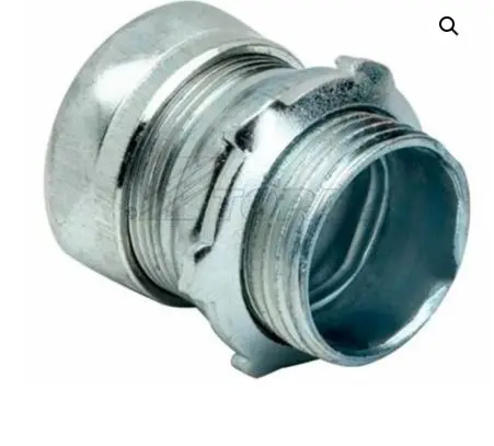 [658S] 658S  EMT CONNECTOR  COMPRESSION STEEL INS 3
