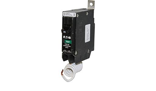 [QB1020CAF] QB1020CAF   Eaton 1 Pole Arc Fault Circuit Breaker