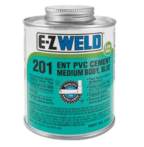 [EZ20104] EZ20104  Ent-PVC Cement Medium Body Blue - Quart