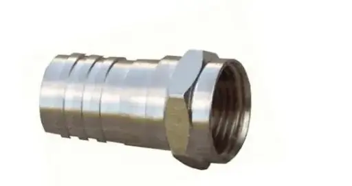 [45070] 45070  F 59 CONNECTOR 1/2'' RIDGED CRIMP