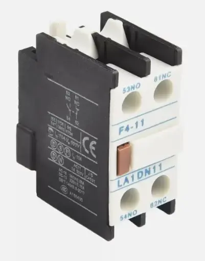 [EB02304 EB02305] EB02304 EB02305 F4-11 AUXILIARY CONTACTOR  INC 1NC-1NO