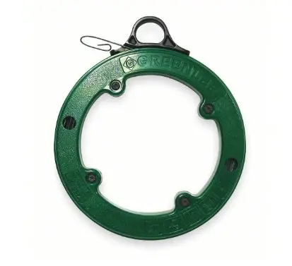 [438-5H] 438-5H   FISHTAPE ASSY, STEEL (50)STND 5P GREENLEE Fish Tape: 50 ft Lg, Manual Wind Tape Retraction, 400 lb Tensile Strength, Flat Tape Shape