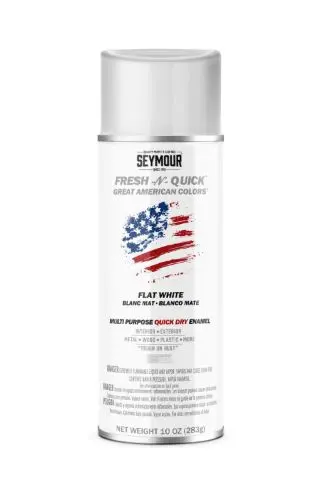 [SEY11-12] SEY11-12  Seymour Fresh-N-Quick Multi-Purpose Spray Paint, Flat White (10 oz)