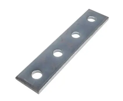 [F-205] F-205   4-Hole Splice Plate - Electro-Galvanized