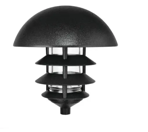[LLD4B] LLD4B  RAB 100W Max Four Tier Dome Top Landscape Light - Black - 120V