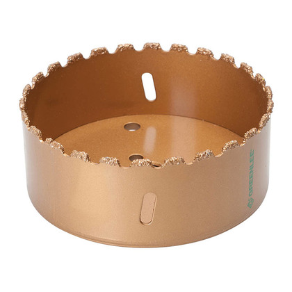 [725-4-1/2] 725-4-1/2   HOLESAW 4-1/2'' CARIBE-GRIT GREENLEE