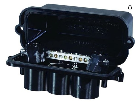 [PJB4175] PJB4175  4-Light Pool/Spa Junction Box, Black INTERMATIC