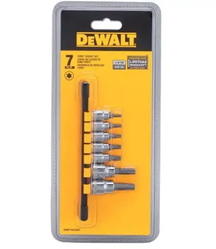[DWMT75423OSP] DWMT75423OSP   DEWALT  Juego de llaves de vaso Torx de 1/4" y 3/8"