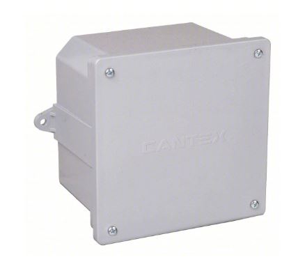 [JB444  5133709] JB444  5133709  JUNCTION BOX 4X4X4 PVC W/GASCK