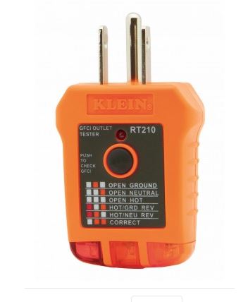 [RT210] RT210  KLEIN GFCI   RECEPTACLE  TESTER
