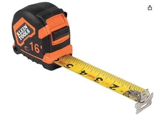 [9216] 9216  KLEIN TAPE MEASURE 16-FOOT MAGNETIC DOUBLE-HOOK