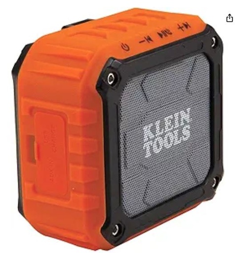[AEPJS1] Wireless Jobsite Speaker with Bluetooth – Rugged Portable Speaker for Worksites. 