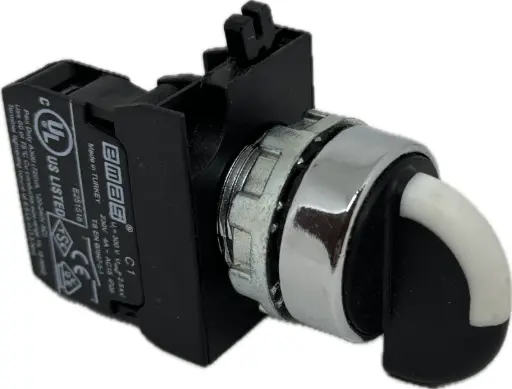 [CM100S20 EB19200] CM100S20 EB19200 KNOB   SELECTOR  2  POSITION METAL BASE