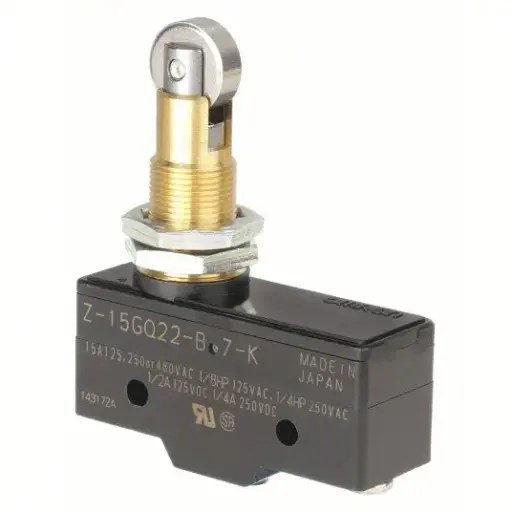 [EB21311 XZ-15GQ22-B] EB21311 XZ-15GQ22-B LARGE THREADED PLUNGER & ROLLER MICRO SWITCH