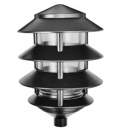 [LL22B] LL22B    LAWN  LIGHTS  BLK.4TIER  6  120V