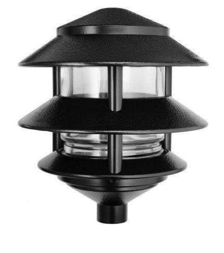 [LL322B] LL22VG    LAWN  LIGHTS BLK.3TIER  6  120V