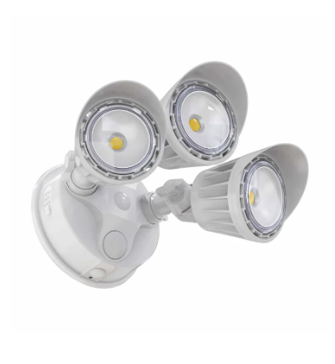 [SL-30W-MCT-WH-D] SL-30W-MCT-WH-D     LED  3 HEAD  SECURITY  WH  30K.40K.5000K 120V  30W -3X10W 2800LM DIMMABLE 