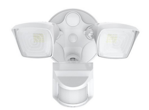 [72584A] 72584A    LED Motion Activated Security Flood Lights with Dual Square Head White
