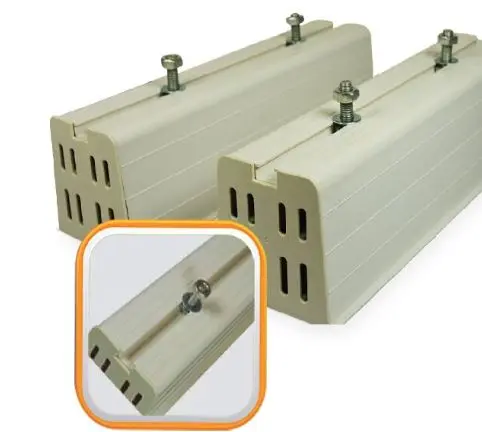 [SER8] SER8  MINI SPLIT MOUNTING CHANNEL 4'' X 3.74'' X 17.72''  485LB SER8 BASE PLASTICA