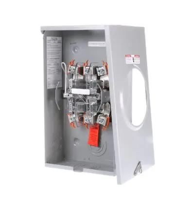 [40005-01F] 40005-01F  METER CAN  OH COMER Siemens  600 VAC 200 Amp 1-Phase 3-Wire 5-Jaw 1-Position Lever Bypass Ringless Meter Mounting Equipment