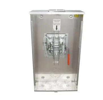 [41105-02FL] 41105-02FL   MTR CAN 320A S/P ALUMINUM Siemens  Jaw Ringless Meter Socket, 320A, 1 Position, Lever Bypass, Overhead/Underground, Aluminum Enclosure