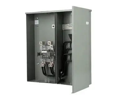 [MM0404L1400RLM] MM0404L1400RLM   SIEMENS METER MAIN SOCKET RINGLESS 120-240 VAC 400 AMP 1 PHASE 22 KA 4 CIRCUITS 4 SPACES NEMA 3R FACTORY WARRANTY MAY NOT APPLY. RADWELL 2-YEAR WARRANTY INCLUDED PANEL