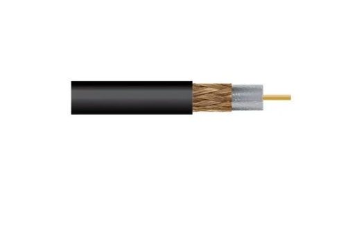 [852080] 852080 12 FT COAX CABLE W/P BLK