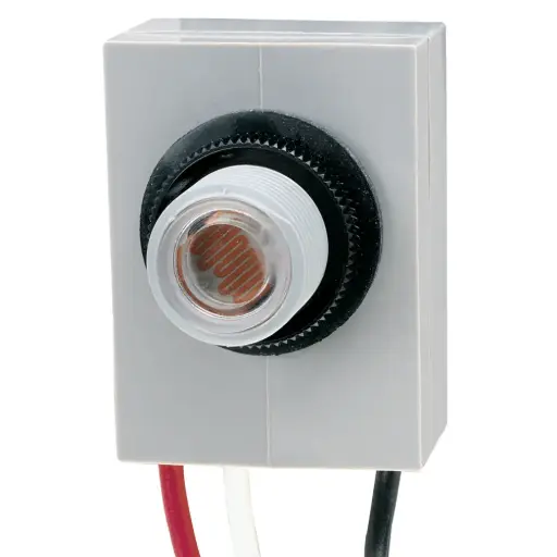 [K4023C] Intermatic Fixed Position Photocontrol Dusk-to-Dawn Light Sensor 208-277V 15A.