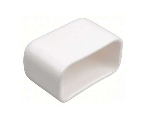 [17682] 17682  PLASTIC END CAPS CHANNEL SHALLOW PVC