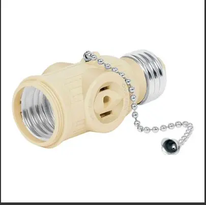 [46515] 46515  PORTALAMPARA  CON CADENA Bakelite Lamp Holder With Chain Switch LIGHT