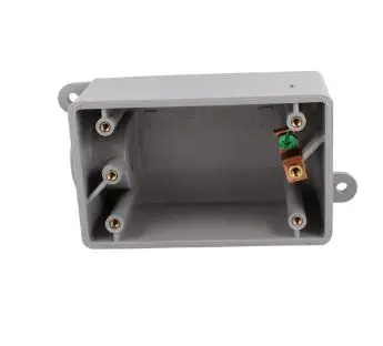 [FS10] FS10  PVC SINGLE GANG BOX 1/HOLE 1/2''
