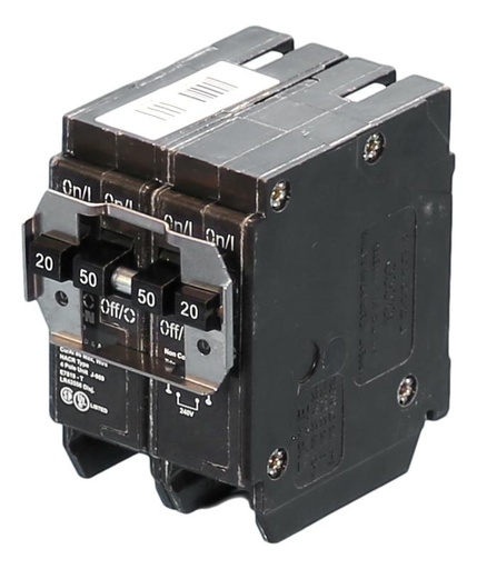 [TBQ220250] TBQ220250   QUAD  POLE  BREAKER  20/50 T&B