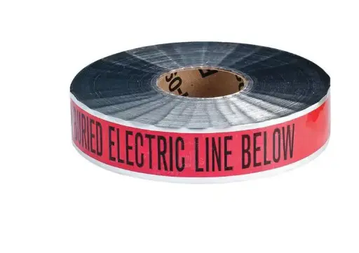 [69010] 69010 RED UNDERGROUND TAPE 3'' X1000'