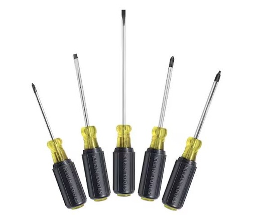 [85090] 85090  SCREWDRIVER SET 5-PC GRIP W/PO KLEIN