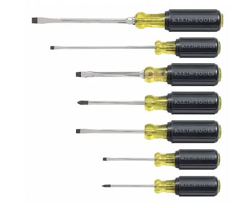 [85076] 85076  SCREWDRIVER SET 7,-PC W/POUCH KLEIN 